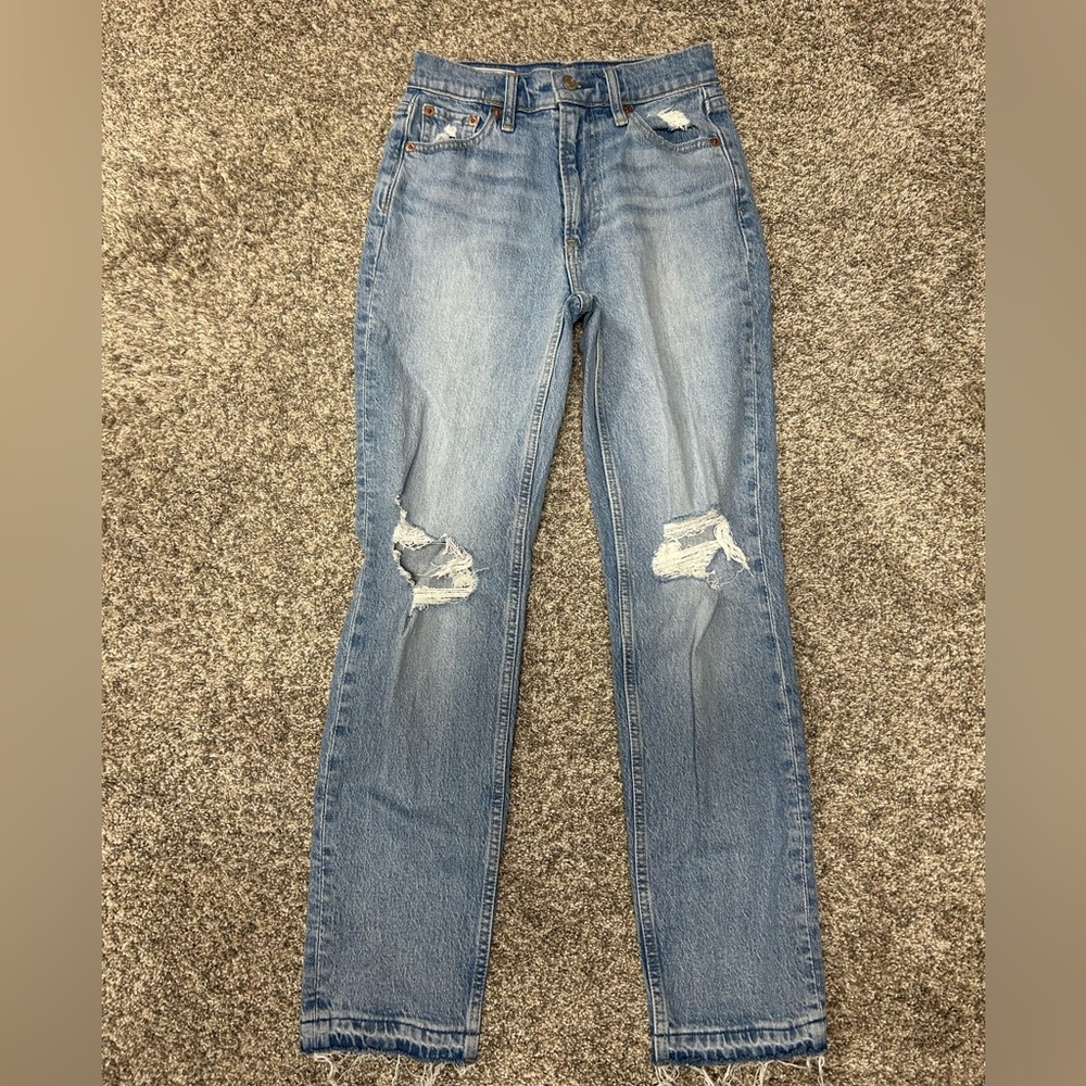 Gap Destressed Jeans - image 1
